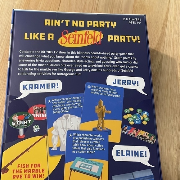 NEW Funko Seinfeld The Party Game About Nothing Trivia Blue Boxed - Picture 9 of 9